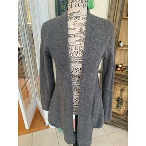 41 Hawthorn Cashmere Sweater Gray Open
